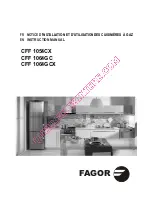 Fagor CFF 1064GC Instruction Manual preview