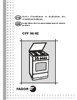 Fagor CFF 964E Instructions For Use And Maintenance Manual preview