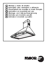 Fagor CFT-90 B Epoca Instruction On Mounting And Use Manual предпросмотр