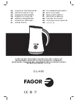 Preview for 1 page of Fagor CL-450 Instructions For Use Manual