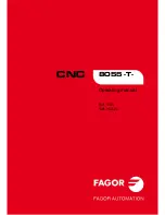 Preview for 1 page of Fagor CNC 8055 Operating Manual