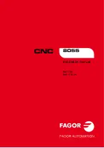 Предварительный просмотр 1 страницы Fagor CNC 8055i Installation Manual