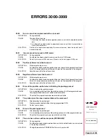 Preview for 91 page of Fagor CNC8 070 Error Code List