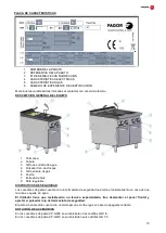 Preview for 13 page of Fagor CP-G905 Installation, Usage And Maintenance Instructions