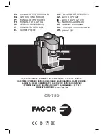 Fagor CR-750 Instructions For Use Manual предпросмотр