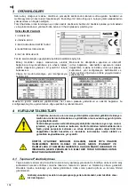 Preview for 134 page of Fagor Eco Concept CCO-120 Installation, Use And Maintenance Instructions