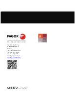 Preview for 156 page of Fagor Eco Concept CCO-120 Installation, Use And Maintenance Instructions