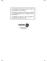 Предварительный просмотр 20 страницы Fagor Electric Multi-Cooker User Manual