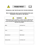 Preview for 2 page of Fagor Evo CO-402 W Instructions For Installation, Use And Maintenance Manual