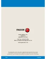 Предварительный просмотр 88 страницы Fagor FA-4812 Care & Instruction Manual