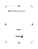 Fagor FBI961 Series User Manual предпросмотр