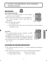 Предварительный просмотр 3 страницы Fagor FD282NFX Operating Instructions Manual