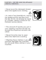 Предварительный просмотр 10 страницы Fagor FE-7210B User Manual