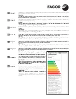 Предварительный просмотр 2 страницы Fagor FET-5310 Instructions For Use Manual