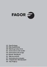 Fagor FET-6110A Instructions Manual preview