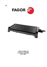 Preview for 1 page of Fagor FG051 User Manual