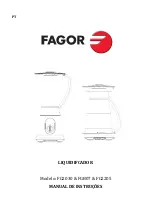 Предварительный просмотр 8 страницы Fagor FG2030 Instruction Manual