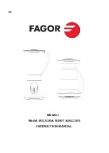 Предварительный просмотр 15 страницы Fagor FG2030 Instruction Manual