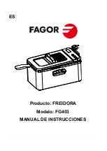 Fagor FG403 Instruction Manual preview