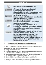 Preview for 12 page of Fagor FG403 Instruction Manual