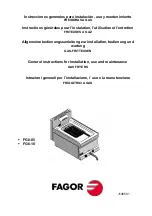 Preview for 1 page of Fagor FG6-05 General Instruction For Installation Use And Maintenance