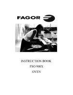 Preview for 1 page of Fagor FSO 900X Manual