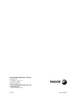 Preview for 92 page of Fagor FUS-6116IT - 01-06 Manual