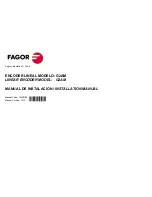 Fagor G2AM Installation Manual предпросмотр