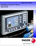 Fagor Innova 40i Installation And Operation Manual preview