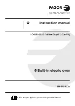 Fagor IO-CBI-2020 Instruction Manual preview