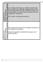 Предварительный просмотр 14 страницы Fagor IO-WMS-1615 Instruction Manual