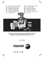 Fagor LC-150 Instructions For Use Manual preview
