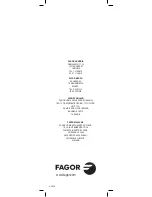 Preview for 27 page of Fagor LE-120 Instructions For Use Manual