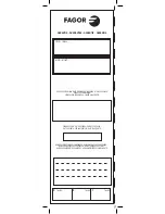 Preview for 28 page of Fagor LE-120 Instructions For Use Manual