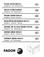 Предварительный просмотр 1 страницы Fagor MIDI45 Installation, Use And Maintenance Manual