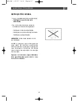 Предварительный просмотр 46 страницы Fagor MW-ARG47GEX Instruction Manual