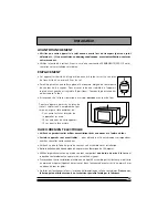 Preview for 2 page of Fagor MW3-245 (French) Mode D'Emploi