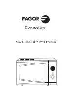 Preview for 1 page of Fagor MW4-17EG B Owner'S Instruction Manual