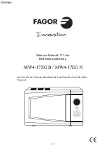 Preview for 44 page of Fagor MW4-17EG B Owner'S Instruction Manual