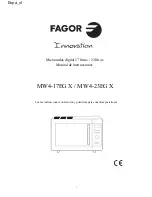 Preview for 3 page of Fagor MW4-17EG X Owner'S Instruction Manual