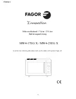 Preview for 46 page of Fagor MW4-17EG X Owner'S Instruction Manual