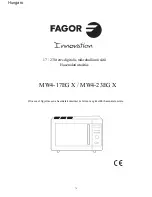 Preview for 81 page of Fagor MW4-17EG X Owner'S Instruction Manual