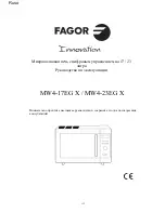 Preview for 114 page of Fagor MW4-17EG X Owner'S Instruction Manual