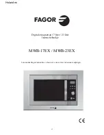 Preview for 67 page of Fagor MWB-17EX Owner'S Instruction Manual