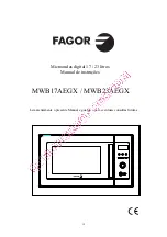 Preview for 14 page of Fagor MWB17AEGX Operating Instructions Manual