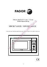 Preview for 46 page of Fagor MWB17AEGX Operating Instructions Manual