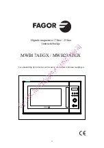 Preview for 69 page of Fagor MWB17AEGX Operating Instructions Manual