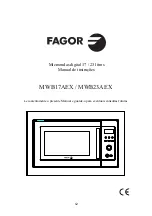 Preview for 14 page of Fagor MWB17AEX Operating Instructions Manual