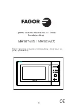 Preview for 56 page of Fagor MWB17AEX Operating Instructions Manual