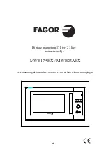 Preview for 67 page of Fagor MWB17AEX Operating Instructions Manual